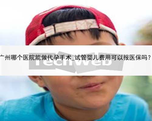 广州哪个医院能做代孕手术_试管婴儿费用可以报医保吗？