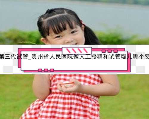 广州代孕第三代试管_贵州省人民医院做人工授精和试管婴儿哪个费用更贵？