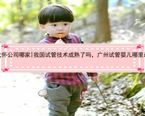 广州代怀公司哪家|我国试管技术成熟了吗，广州试管婴儿哪里最好？